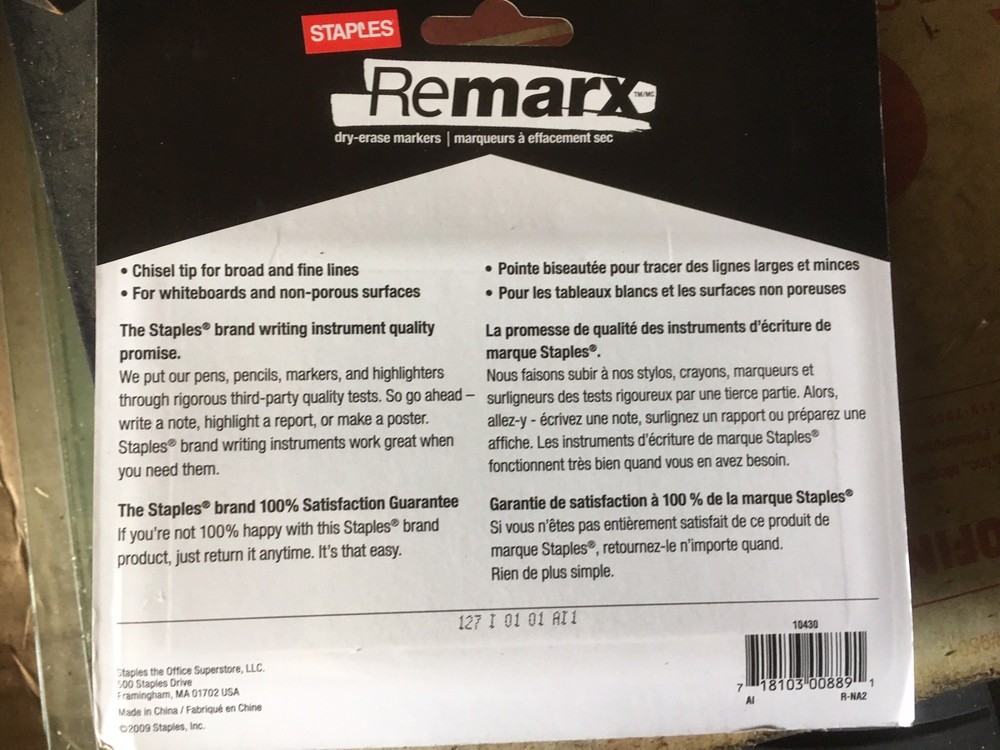 Dry Erase Markers