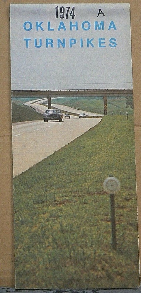 1974 Oklahoma Turnpike Map