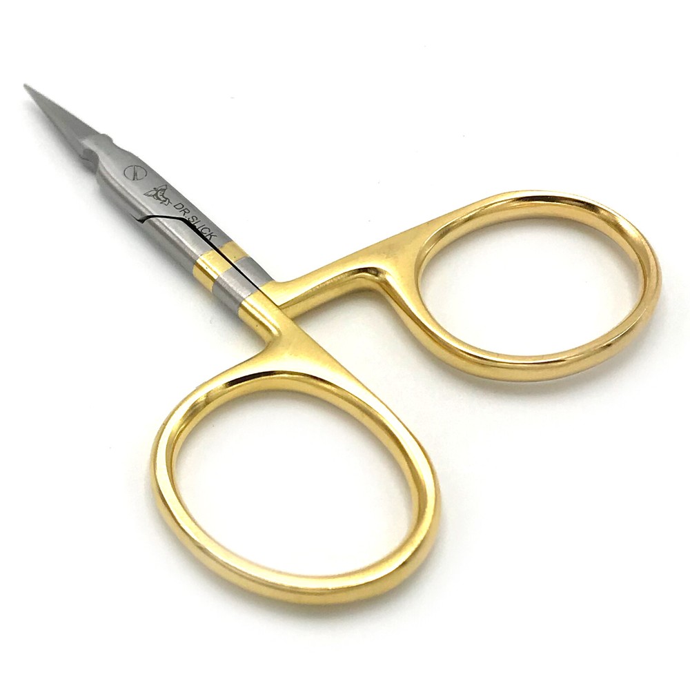 DR SLICK TWISTED LOOP ARROW POINT SCISSORS - 3.5" Fly Tying Crafts Sewing NEW!