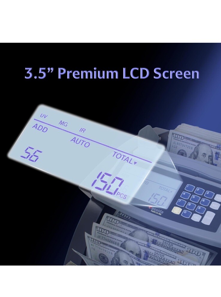 Cassida 5520 UV/MG Bill Counter