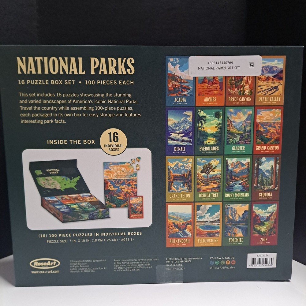 National Parks Puzzles