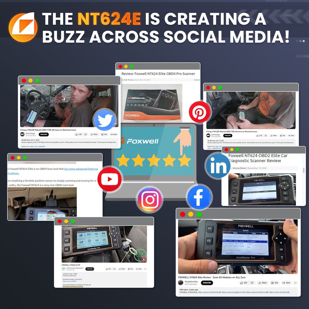 FOXWELL OBD2 Scanner All System Code Reader 8 Resets Car Diagnostic Tool AutoVin