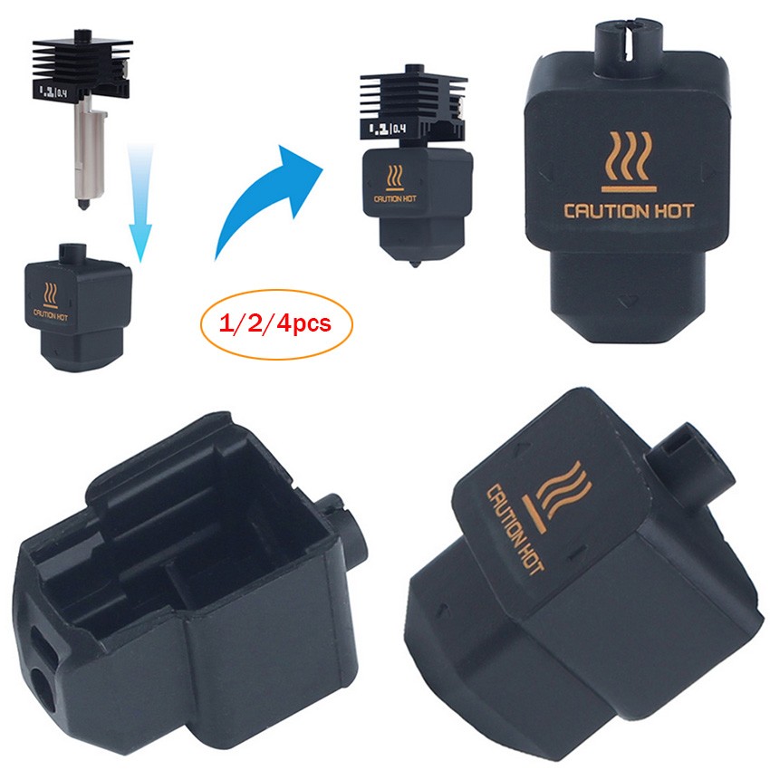 For TZ H2D 3D Printer Extruder Silicone Cover Hot End Sleeve Replacement Part