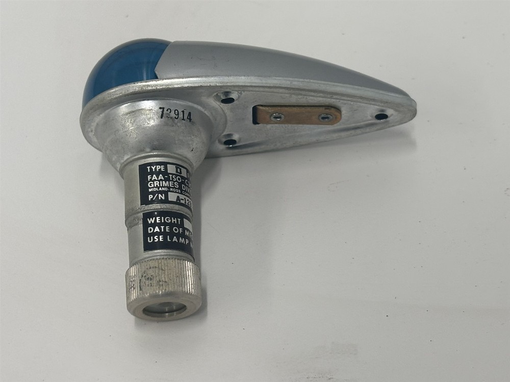 Grimes Model E 14 Volt NAV Navigation Light Lens A-1285-G-12