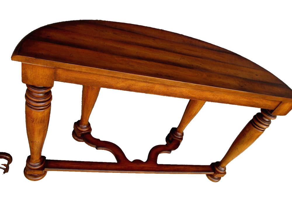 62455 PAIR of Quality Console Sofa Library Sideboard Server Tables