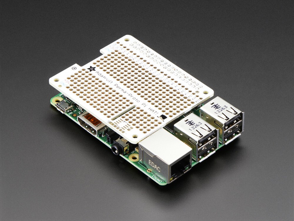 Adafruit Perma-Proto HAT for Raspberry Pi, without EEPROM, 2310