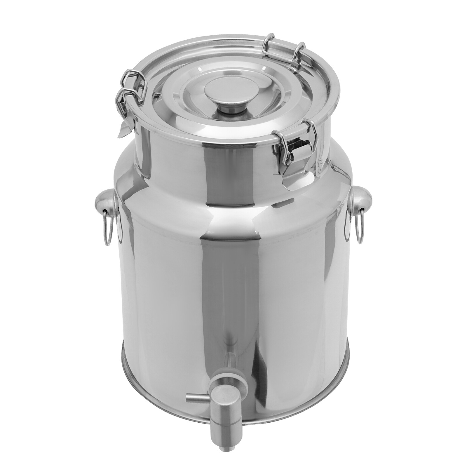 Beverage Drink Dispenser 304 Stainless Steel Milk Can Milk Transport Barrel