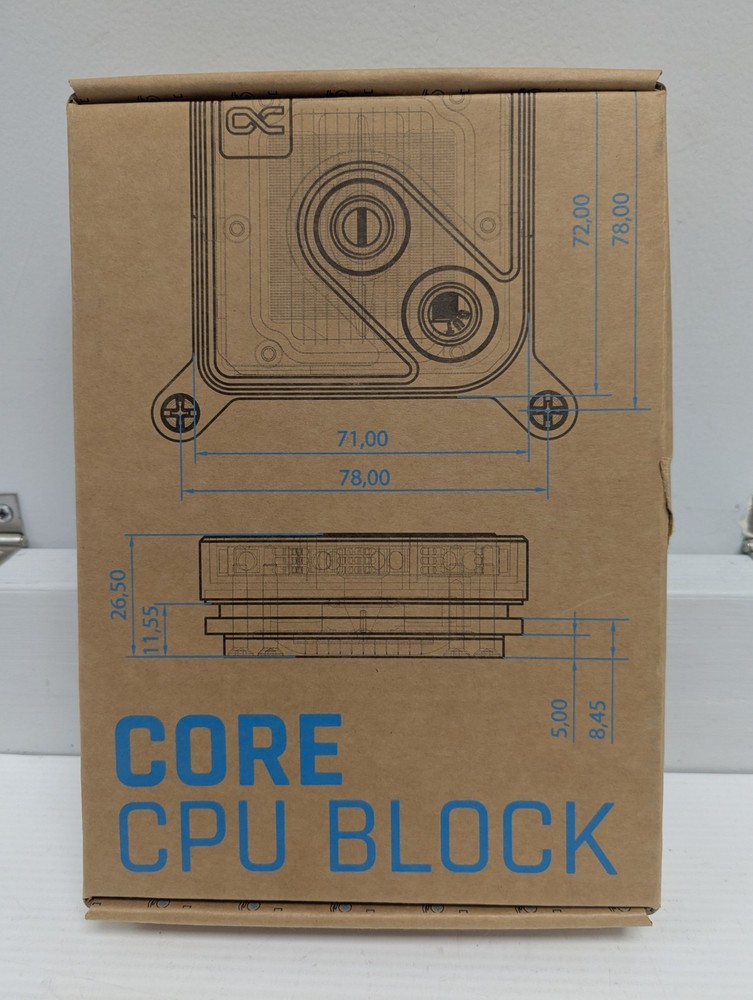 WAC ALPHACOOL CORE 1 AURORA SILVER - CORE CPU BLOCK -  13447 - OPEN BOX NEW