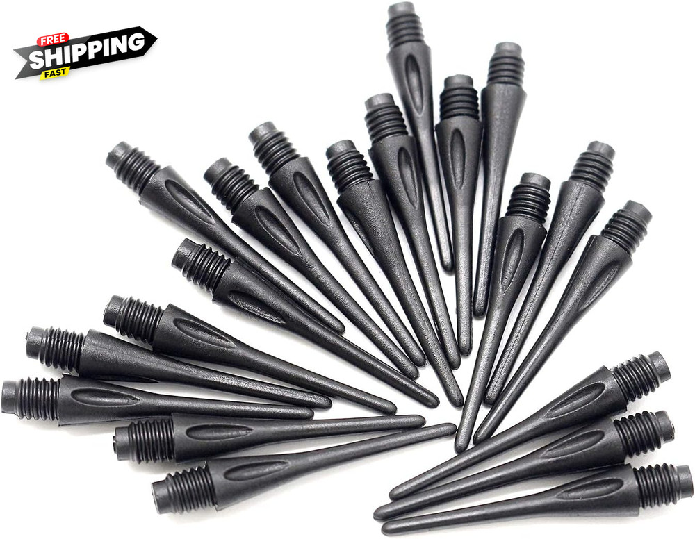 2BA Thread Plastic Tip Dart Points 300 Pack Soft Dart Tips Replacement Dart Acce