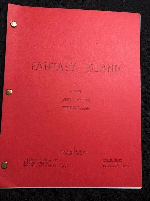 FANTASY ISLAND TV SCRIPT - 1979- Vintage Original