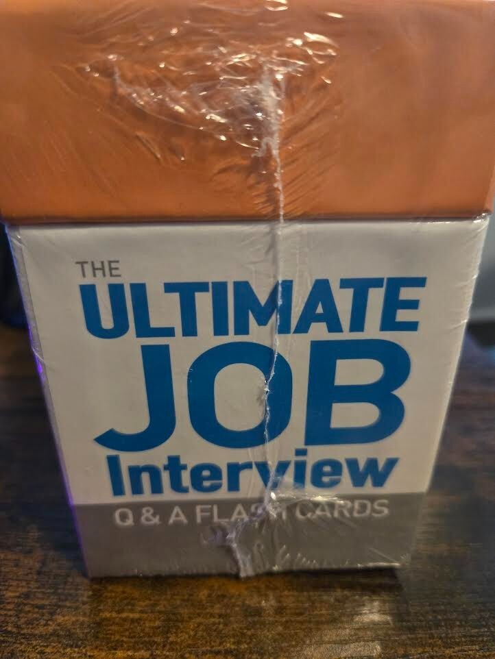 Job Interview Q & A Flash Cards New Sealed