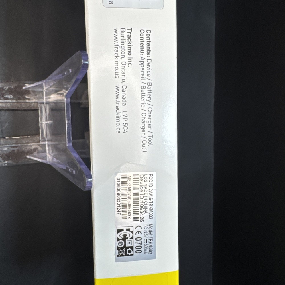 NOS Trackimo Universal GPS Tracker GPS+Wi-Fi SIM Tracking Device - TRKM002