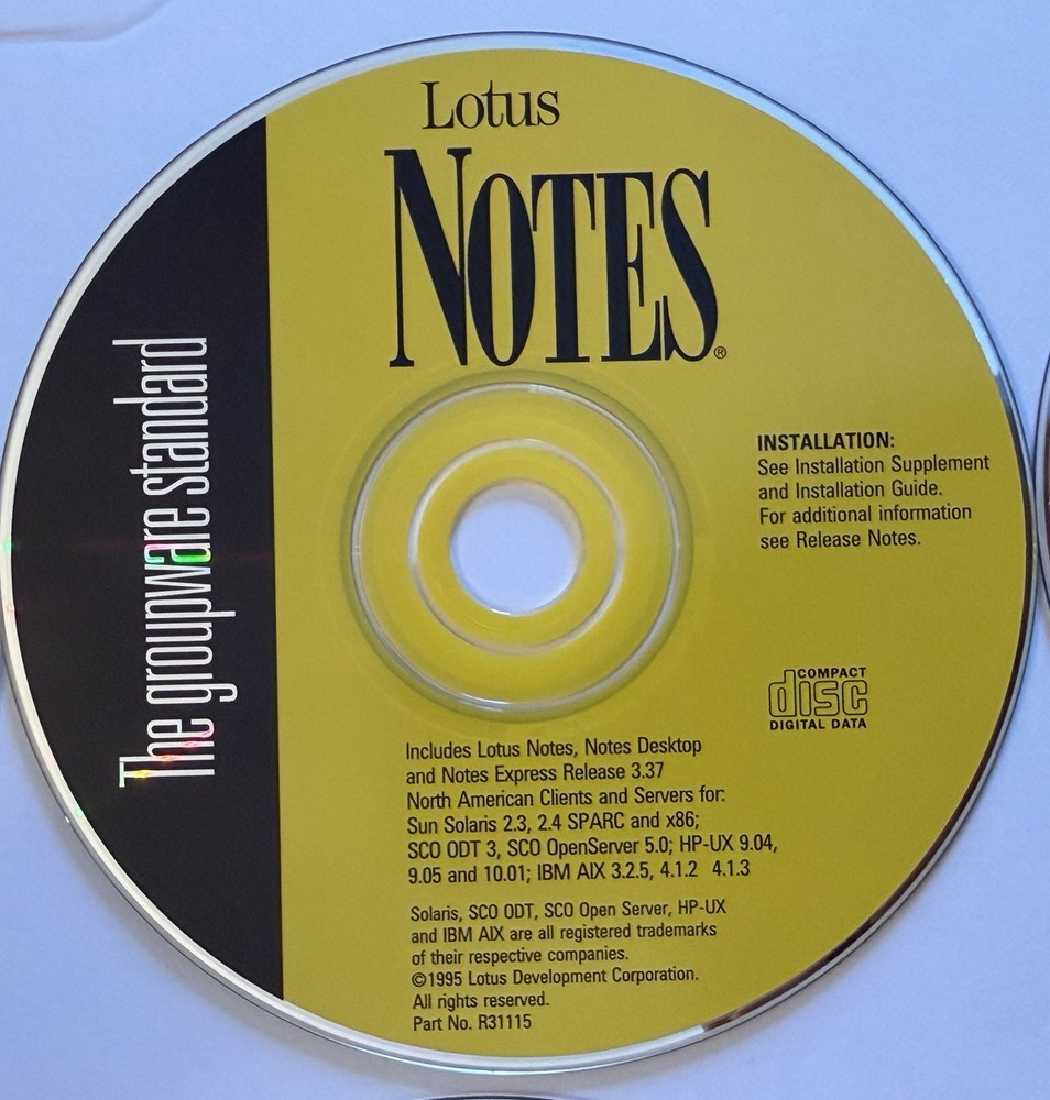 Vintage Lotus Notes CD Lot - 22 CDs from Business Partner Program