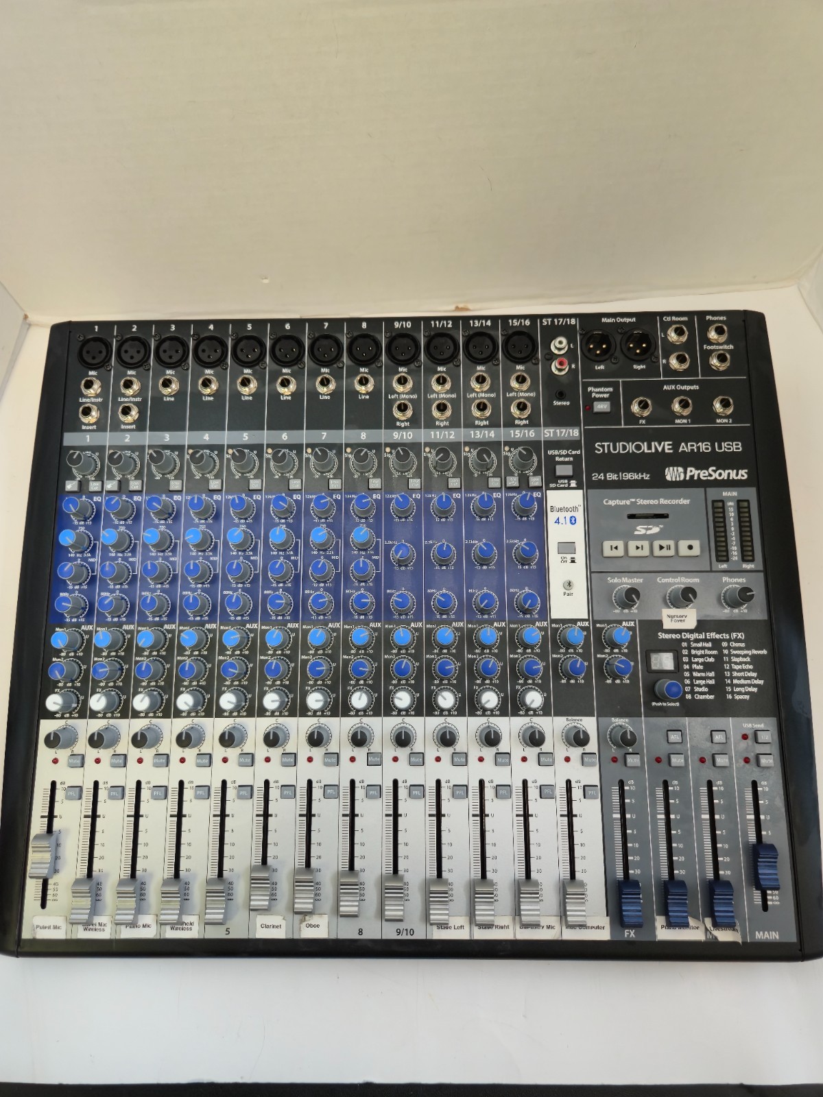 PreSonus StudioLive AR16 USB Analog Mixer