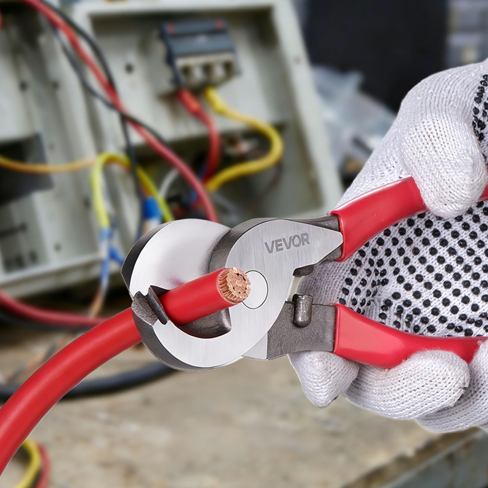 VEVOR High Leverage Cable Cutter 235 mm for 4/0 AWG Aluminum 2/0 AWG Copper