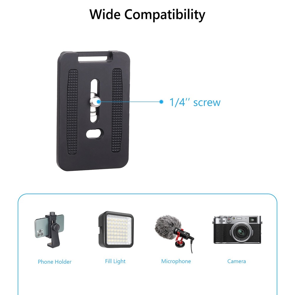 Universal Tripod Quick Release Plate, Quick Release Plate, Arca Swiss Plate