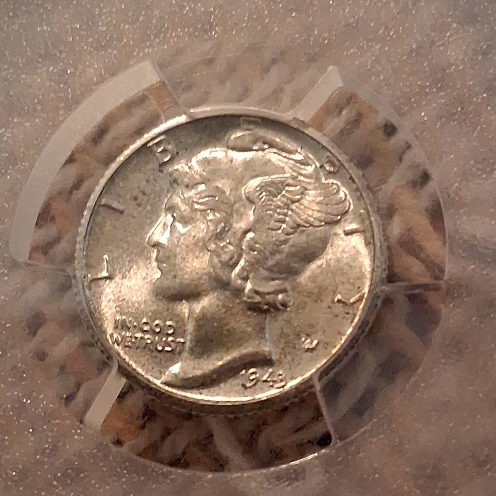 1943D Mercury Dime 10C PCGS MS65FB
