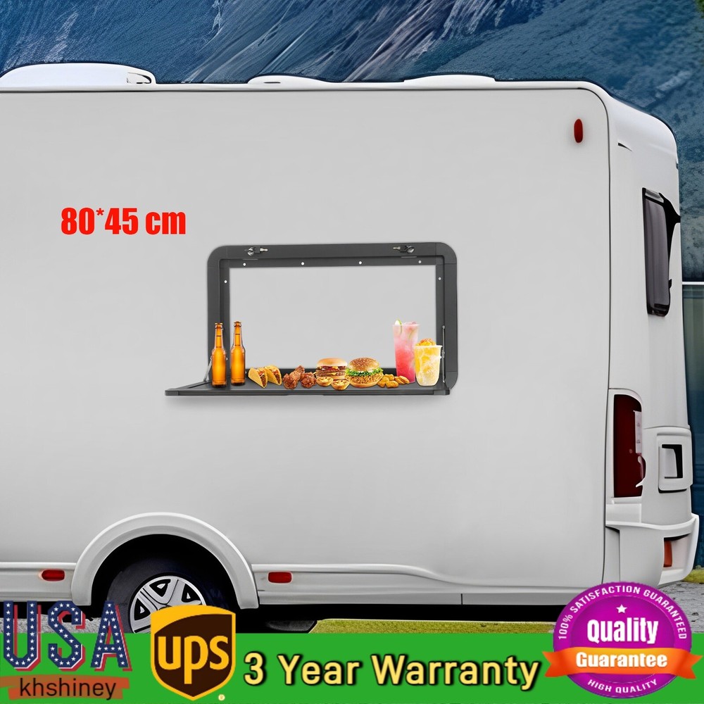 Foldable Rv Dinette Tables Campervan Outside Picnic Wall Mounted Rectangular