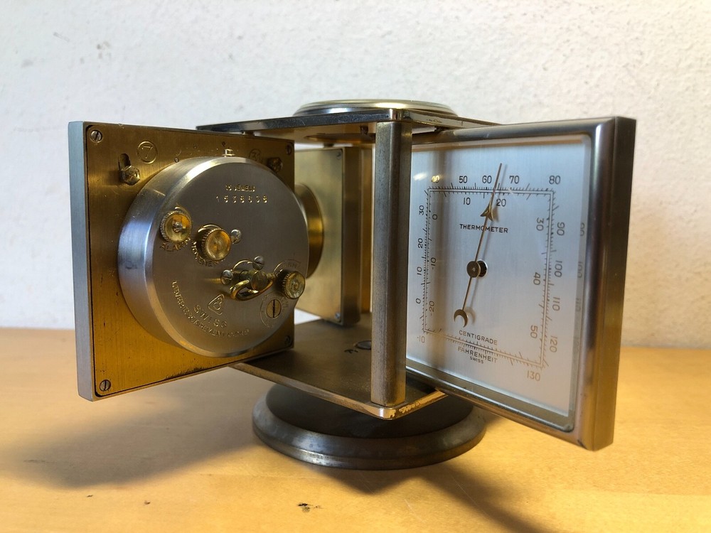 Used - Pendulette Imhof Table Clock Ref. 560/802 - Rare Vintage Table Clock