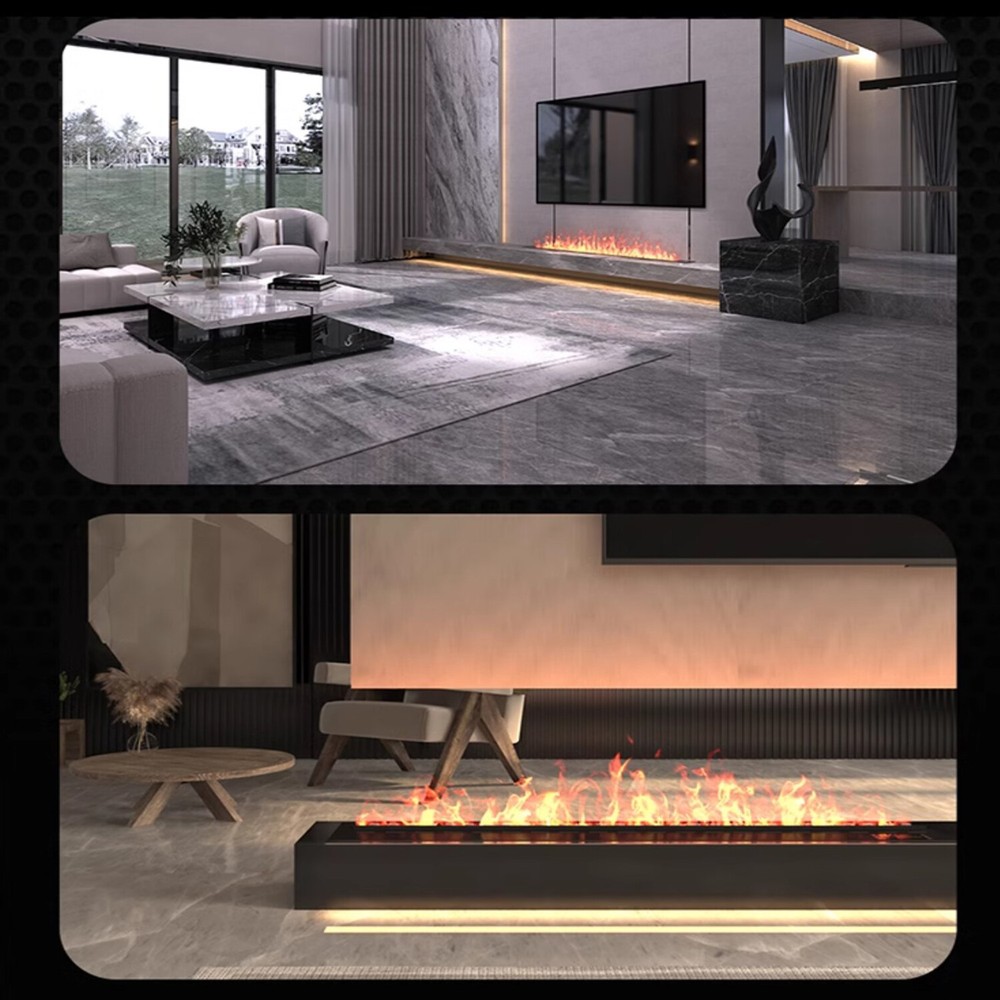 Electric Fireplace-Multiple App Water Vapor Fireplace 3D Atomizing Fireplace