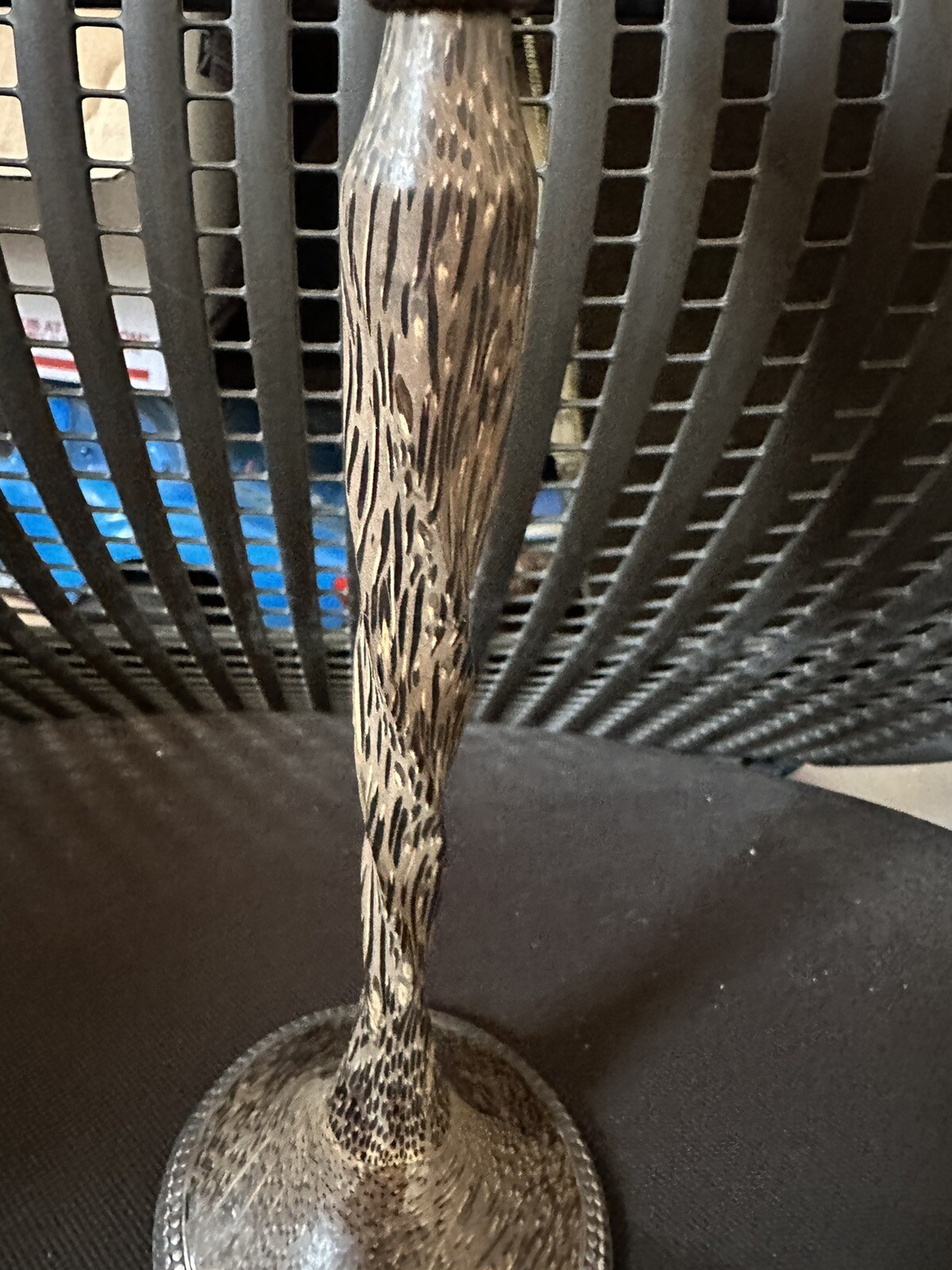 VINTAGE JOHN HARD STERLING WOODEN CANDLESTICK CANDLE HOLDER!!