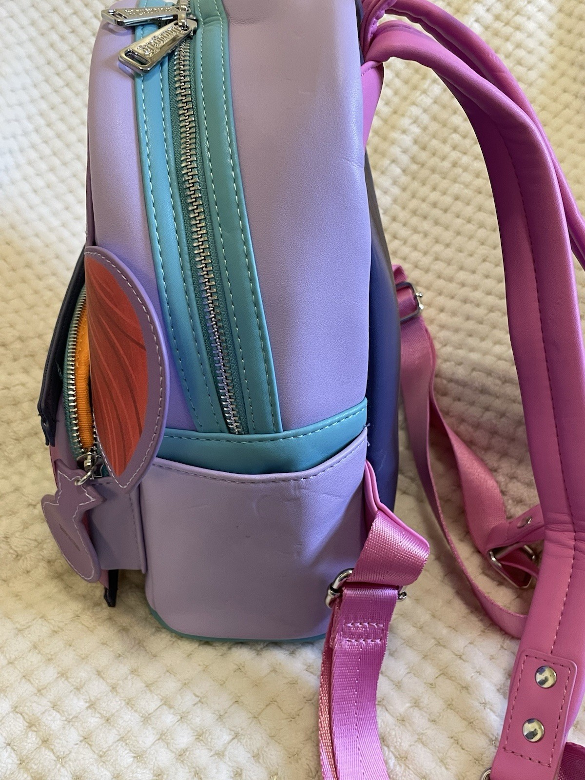 Disney Pixar Moments Finding Nemo Darla Fish Tank Loungefly Mini Backpack Bag