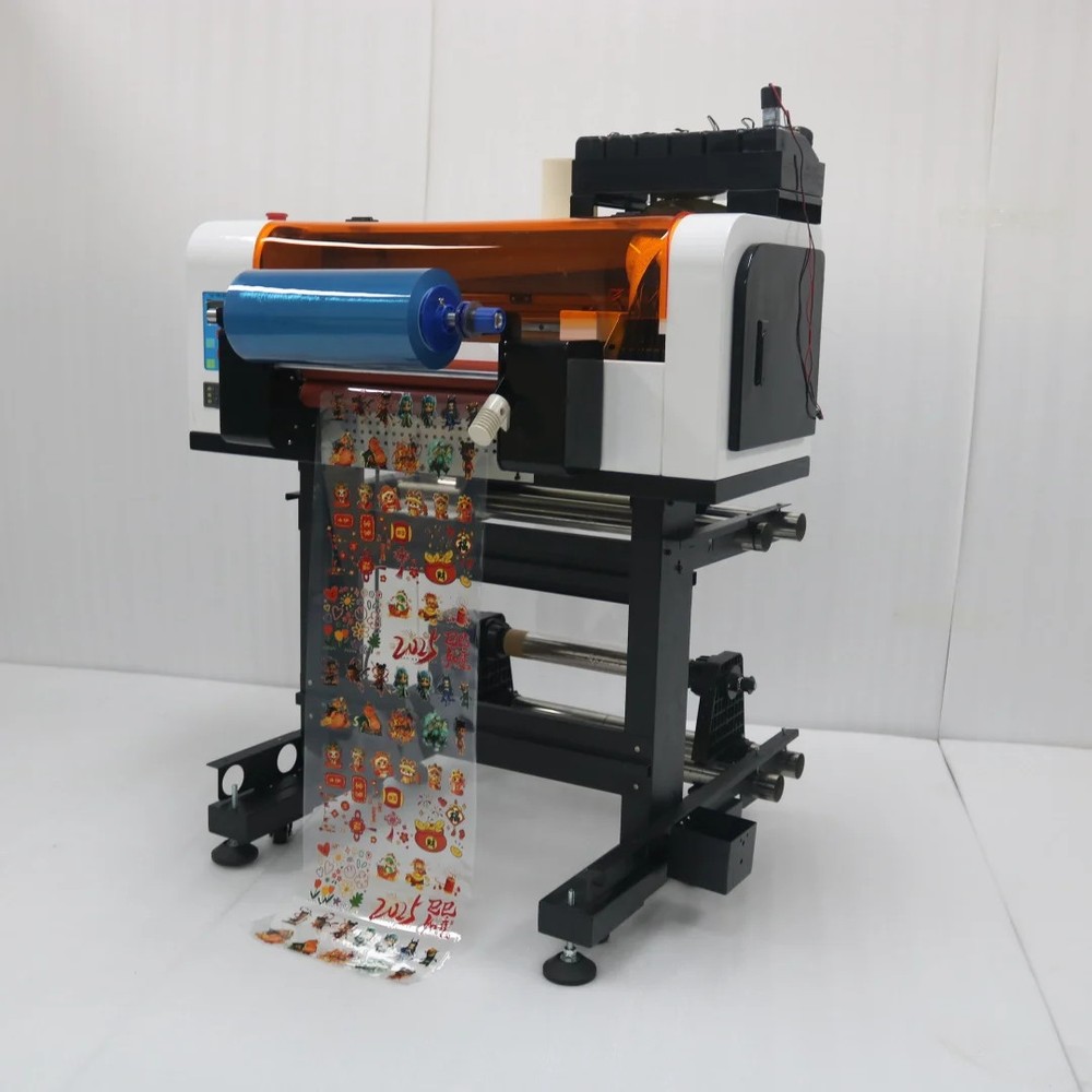 A3+ Automatic Dual XP600 Printhead UV DTF Printer for Automatic Cleaning Rollers