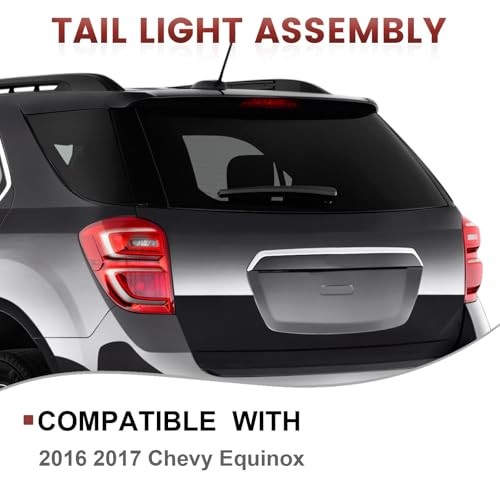 Tail Lights Assembly Compatible with Chevy Equinox,Left Driver Side 2016 2017