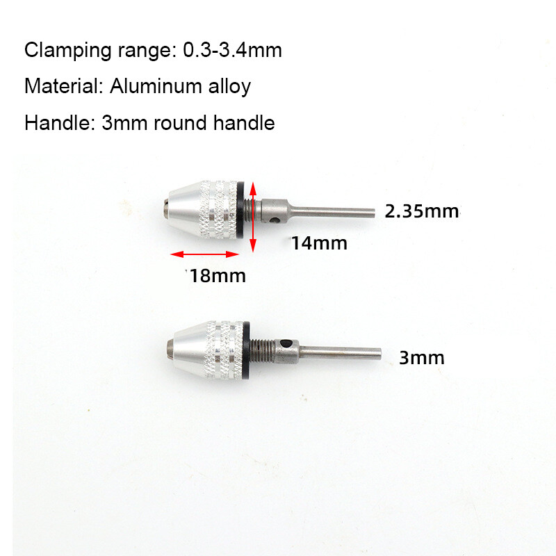 Multi Keyless Drill Chuck Quick Change Adapter Shank For Dremel Electric Grinder