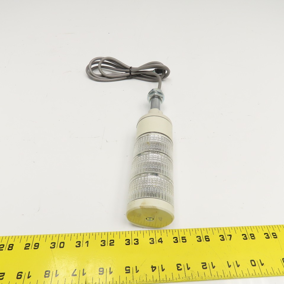 Patlite HSST-312-RYG 120V Red Green Yellow Selectable Andon Light Stack Only