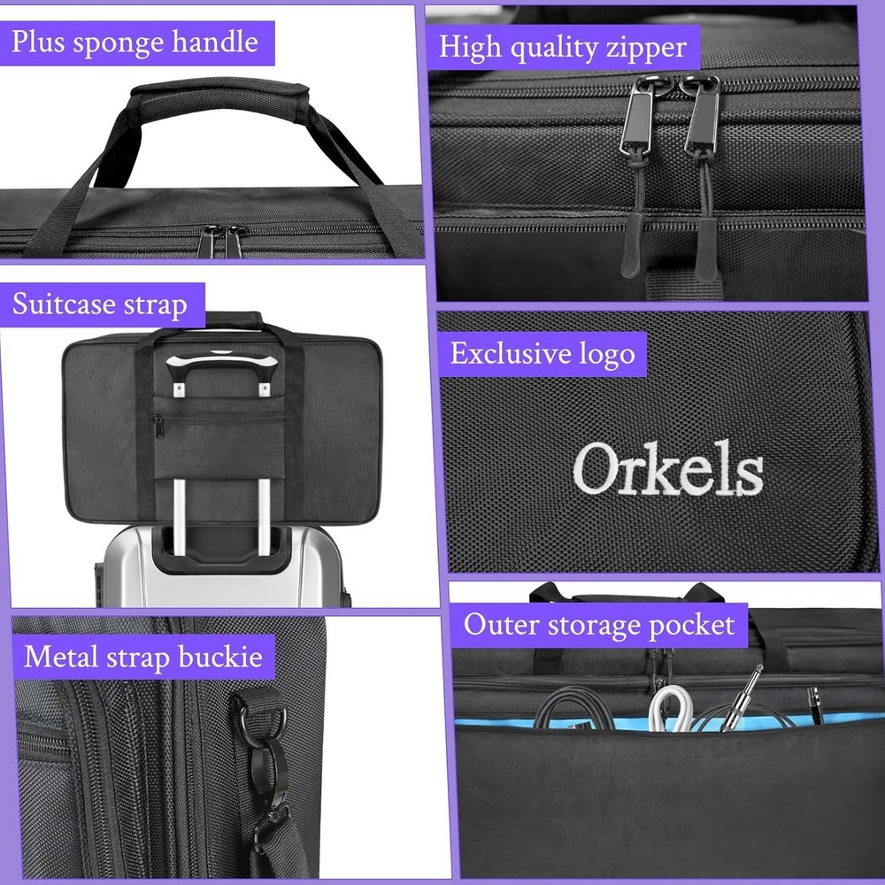 3-Mode DJ Controller Carrying Case for Compatibility & Safety