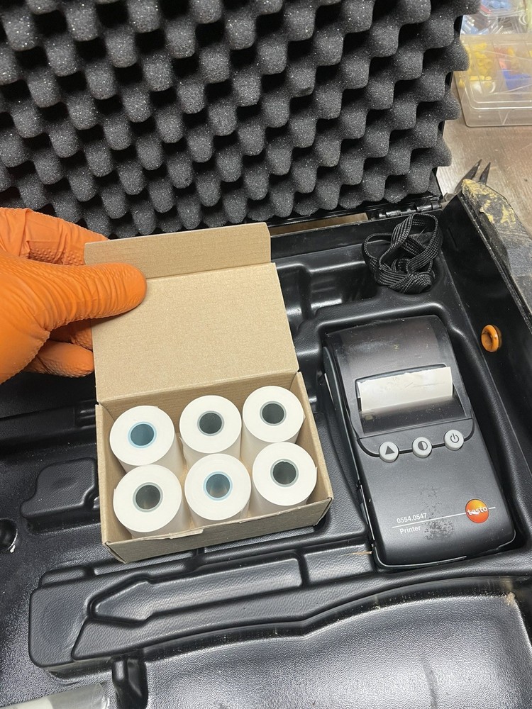 Testo 327-1 Flue Gas Analyzer Kit with printer works great filter sensor needed