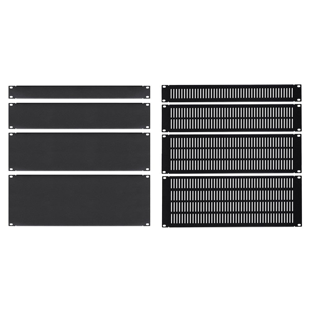 1U-4U Vented/Unvented Blank Rack Mount Panel Spacer 19"Network Server Cabinet