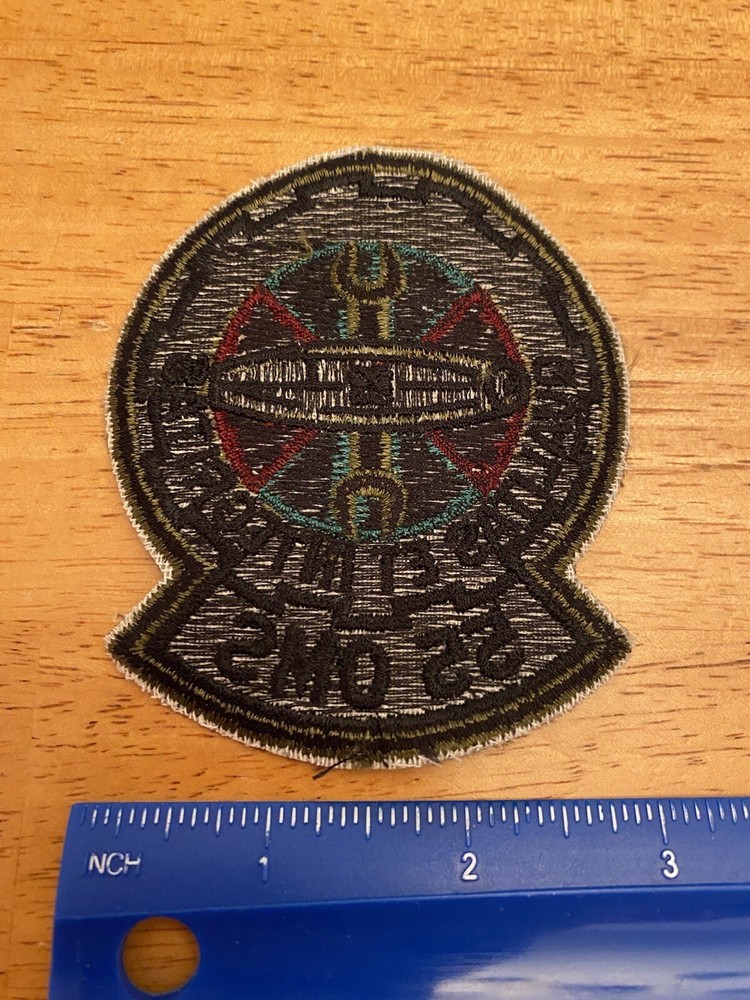US AIR FORCE PATCH 55TH OMS SUBDUED INV9343