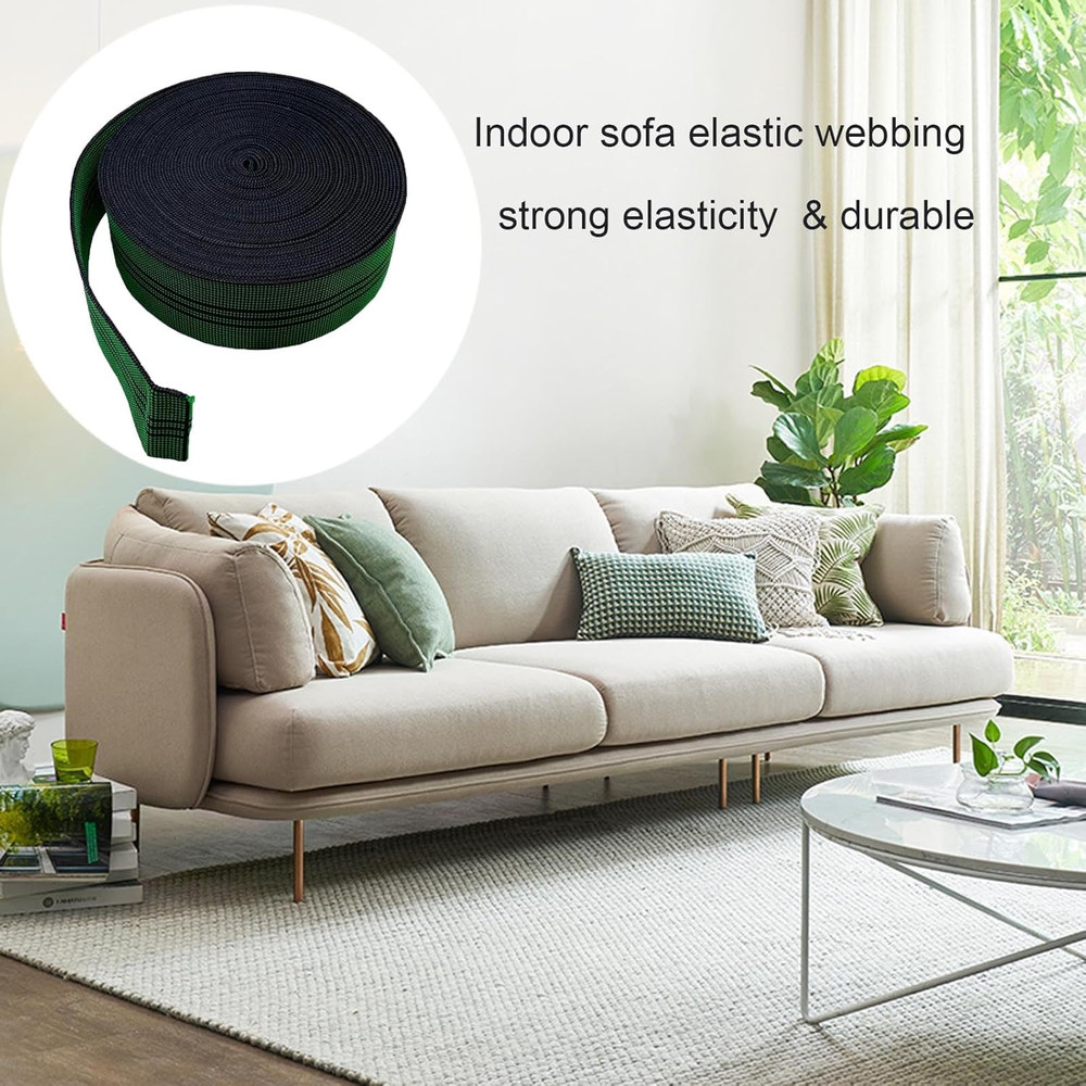 Upholstery Webbing Chair Couch Material Replacement,Elastic Webbing Latex Band,