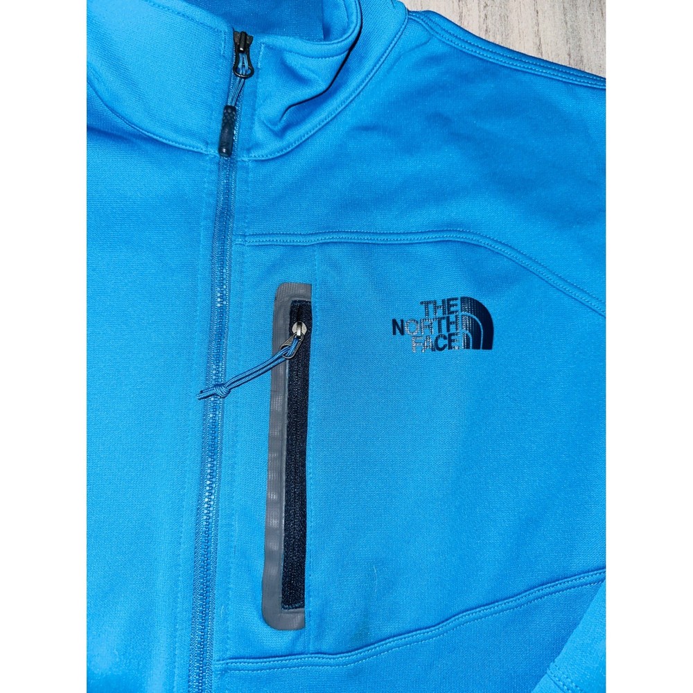 A5 The North Face Pullover Jacket Half Zip Long Sleeve Athletic Blue L