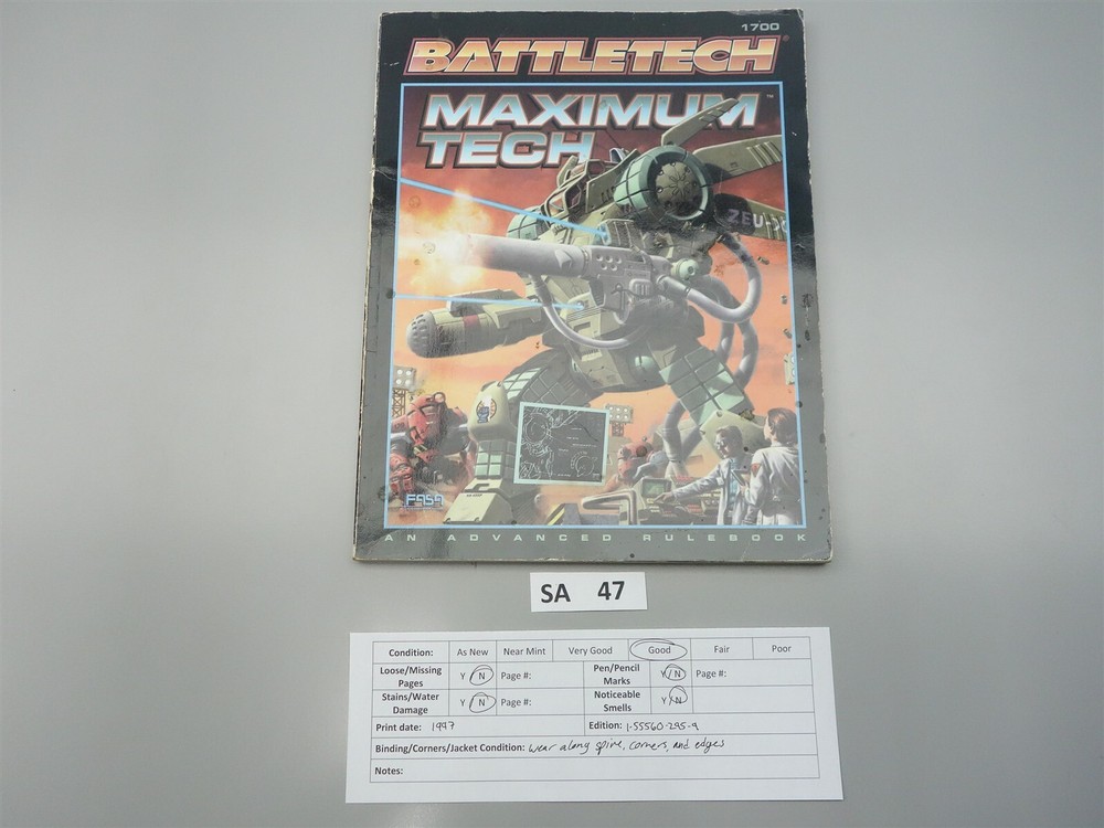 Battletech: Maximum Tech (FASA)