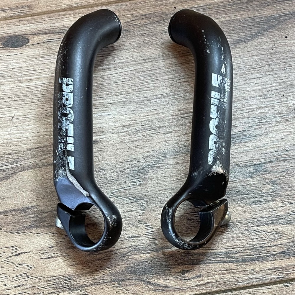 Profile Design Short Bend Black Anodized Bar Ends