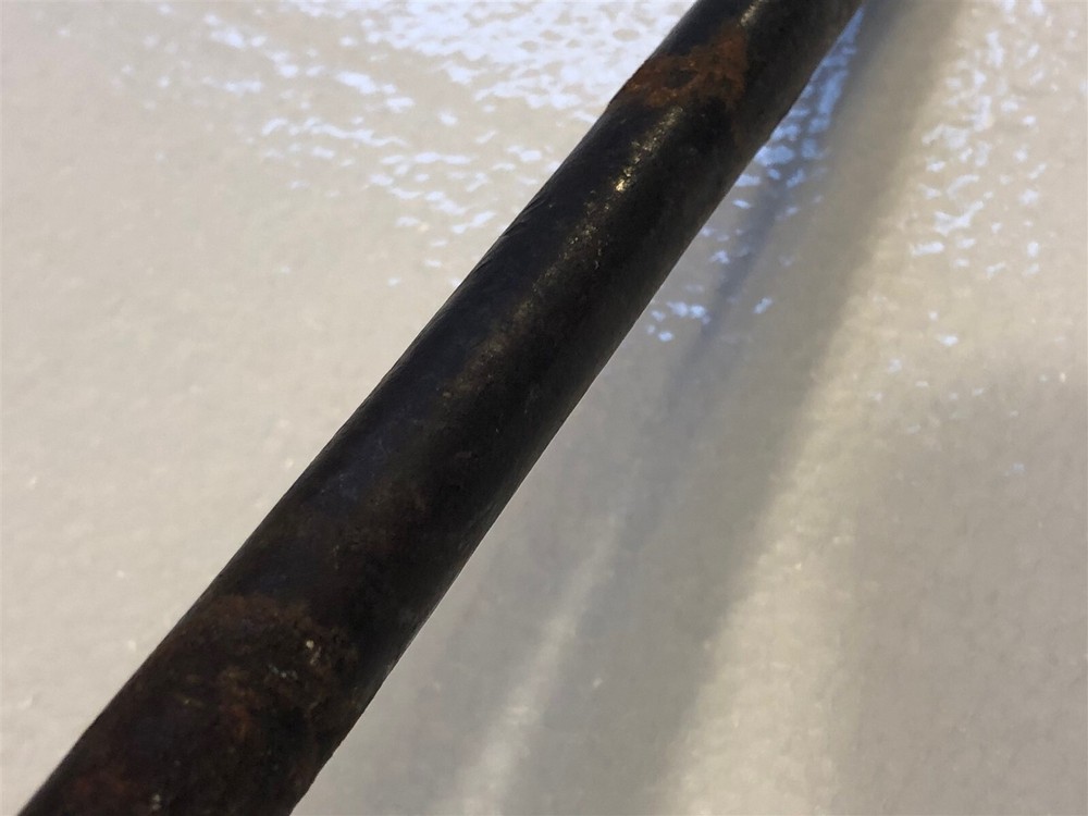Vintage Hand Forged Primitive Tool Pry Bar Chisel Nail Puller 14.5" long