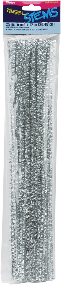 Darice Tinsel Stems 6mm Silver