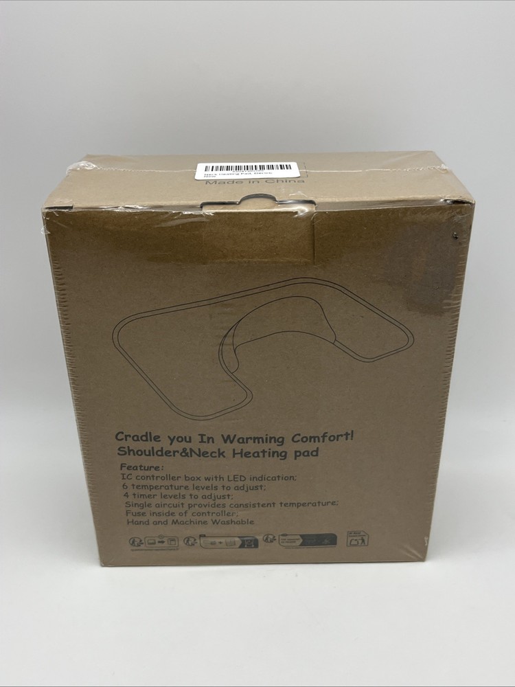 Electric Shoulder & Neck Heating Pad, Temperature Settings, Washable, Remote