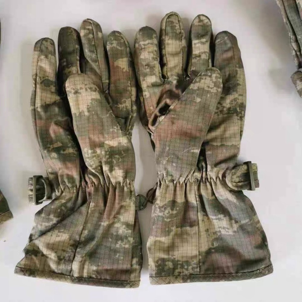 Military tactical gloves Winter Windproof Waterproof Camo Split Finger