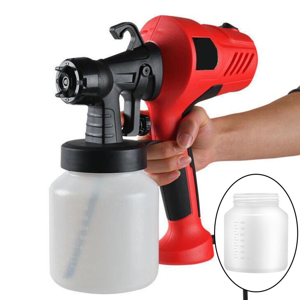 Electric Container 800ml Paint Sprayer Attachment Plastic