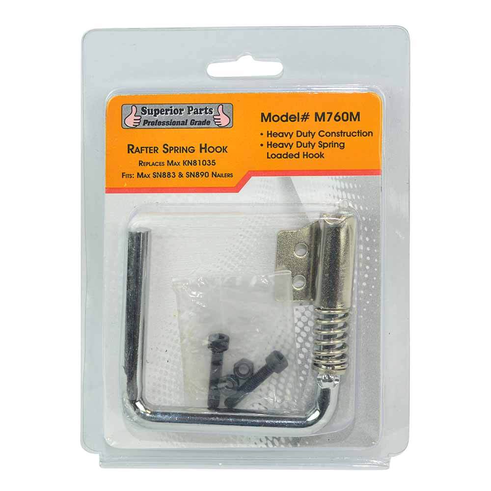 Spring Loaded Rafter Hook Replaces Max KN 81035 - M760M