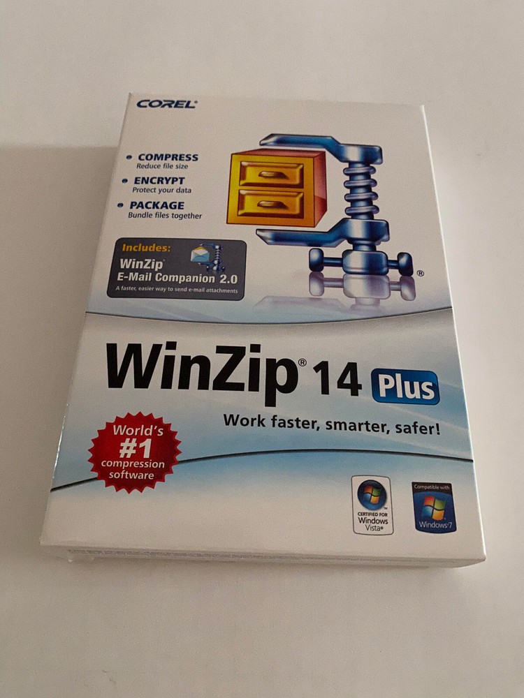 Corel WinZip 14 - Compression Software Encrypt Package Work Faster Smarter NEW