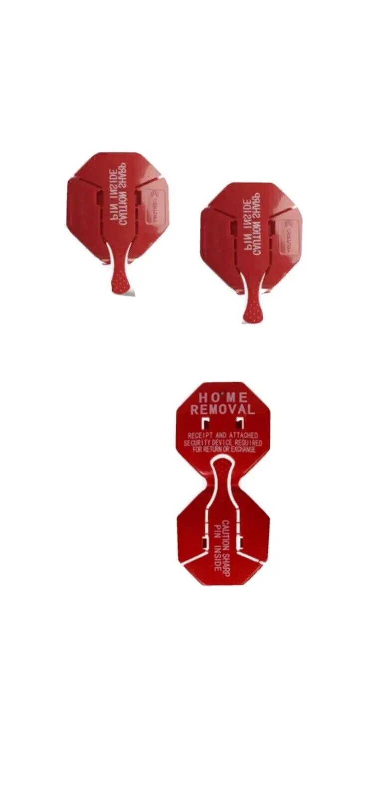 T-WARDROBE Security Clothing Tag 5 Tags Wardrobing Tag Retail Supplies