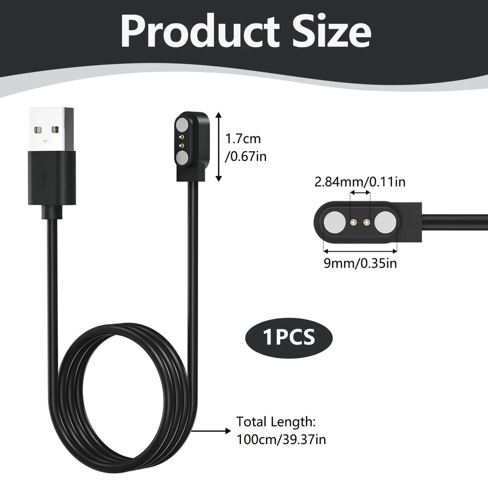 2Pack Compatible for CMF Watch 3 Pro/Pro 2 / Pro Smart Watch Charger, Replace...