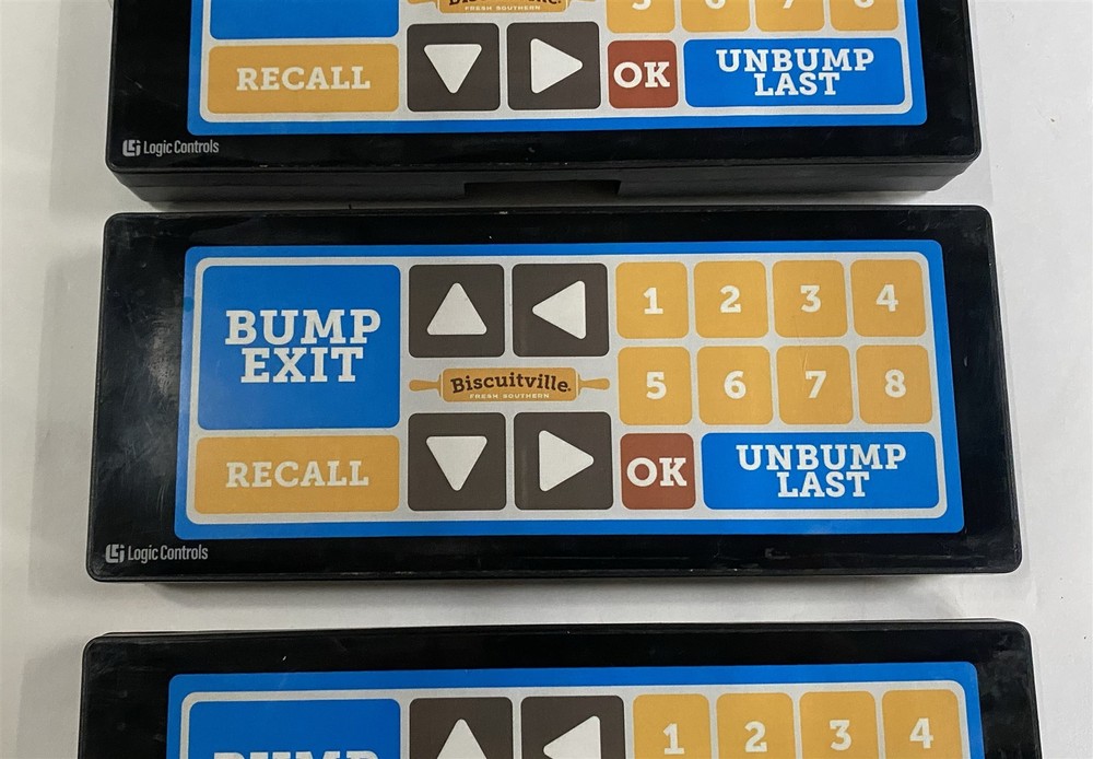 Logic Controls KB9000 Bump Bar Programmable Kitchen Display 520027 LOT 3