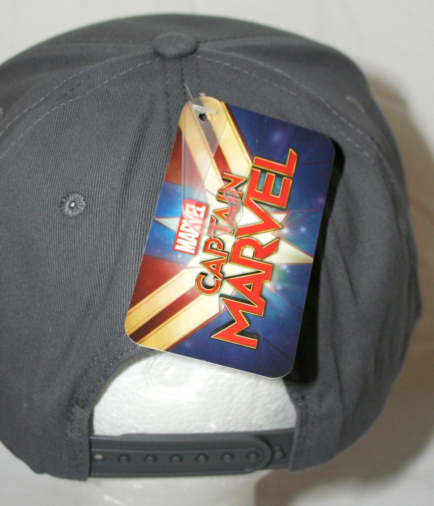 Marvel Comics Captain Marvel Baseball Cap Hat New Snap back OSFM M/L