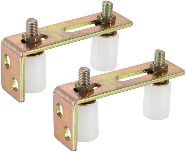 Slide Gate Guide Roller Set with Dual Nylon Rollers – Heavy Duty Support